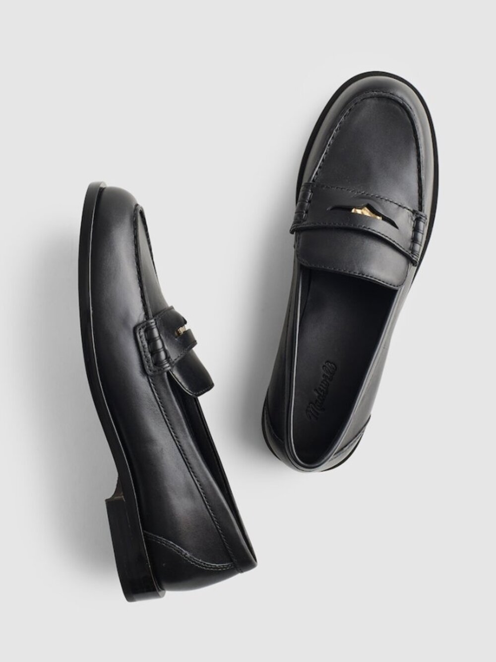 Like New Madewell Grayson Penny Loaf - true black sz 7.5